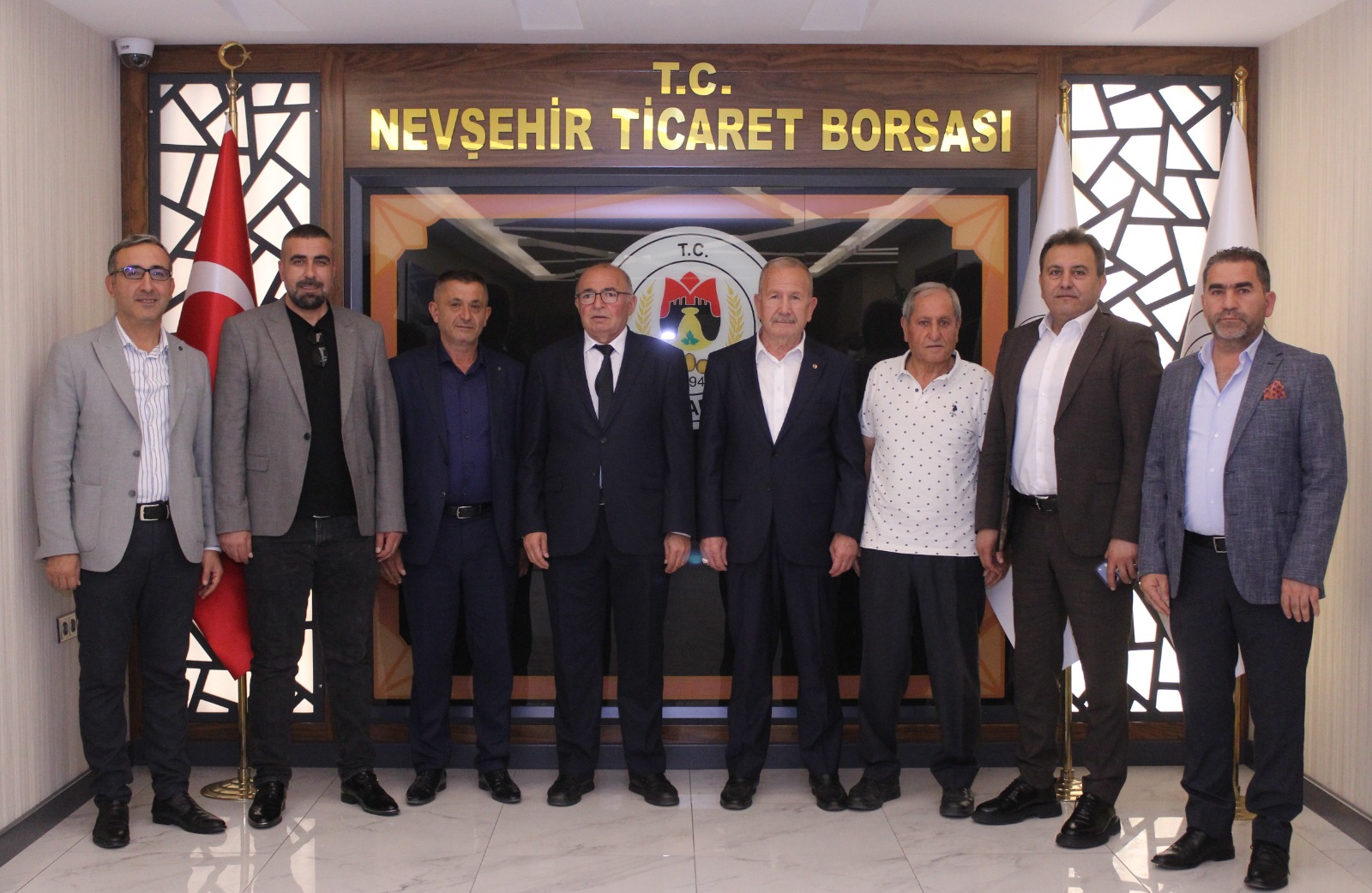 Nevşehir Halk Otobüsleri Kooperatifi’nden NTB Başkanı Salaş’a Ziyaret