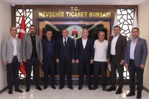 Nevşehir Halk Otobüsleri Kooperatifi’nden NTB Başkanı Salaş’a Ziyaret