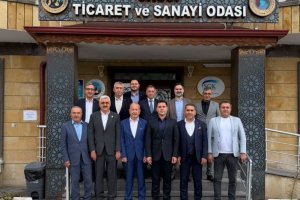 NTB Başkanı Salaş’tan ÜTSO Başkanı Öğütlü’ye Hayırlı Olsun Ziyareti